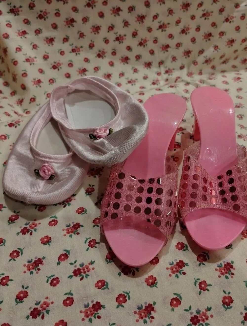 Pink Girls' Dress Flats and Pink Slide Ballerina